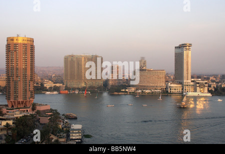 Le Caire par jour à plus de nil Banque D'Images