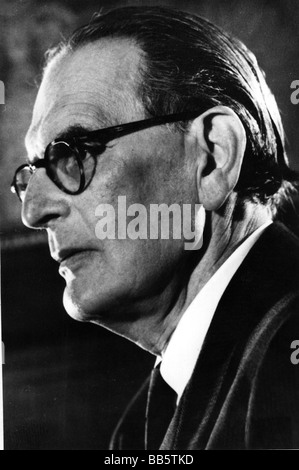 Klemperer, Otto, 14.5.1885 - 6.7.1973, chef d'orchestre allemand, portrait, vue latérale, vers 1955, Banque D'Images