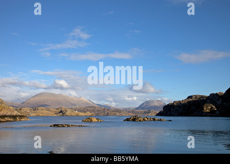 Magnifique Loch Inchard Kinlochbervie Sutherland Banque D'Images