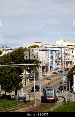 Tram, San Francisco Banque D'Images