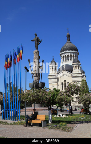 Cluj Napoca Roumanie Transylvanie La Transylvanie roumaine est de l'Europe l'Union européenne vie ville communiste édifices urbains Banque D'Images