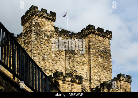 Garder le château de Newcastle-upon-Tyne Banque D'Images