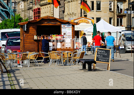 Newcastle Quayside, marché du dimanche Banque D'Images