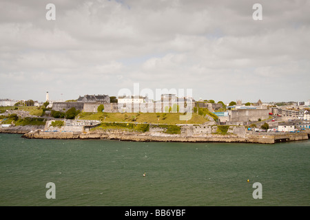 La Citadelle Royale, Plymouth, Devon comme vu de la Mount Batten Peninsula Banque D'Images