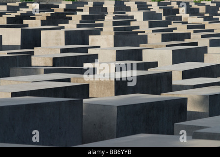 Berlin Allemagne Mémorial aux Juifs assassinés d'Europe aka Holocaust Memorial Banque D'Images