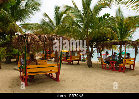 Kali's Beach Bar restaurant St Martin St Maarten antilles Banque D'Images