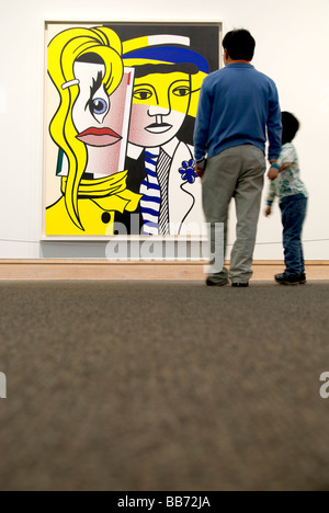 Sortir par Roy Fox Lichtenstein, 1978, Metropolitan Museum of Art, galeries d'Art Contemporain, New York City Banque D'Images