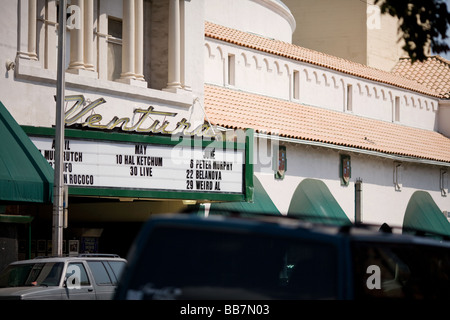 Ventura Theater à Ventura, Californie Banque D'Images