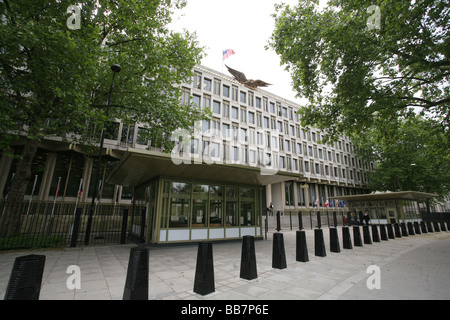 Ambassade américaine, Grovesnor Square, Mayfair, Londres Banque D'Images