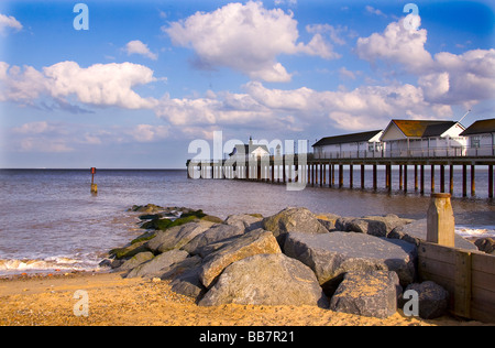 Jetée de Southwold, Suffolk, Angleterre, Royaume-Uni. Banque D'Images