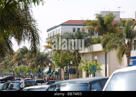 Le centre-ville de Ventura, Californie Banque D'Images