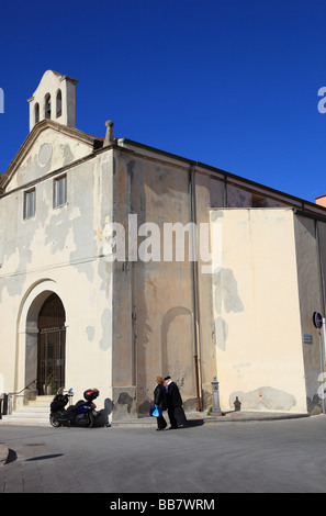 Alghero Sardaigne Italie vie italienne euro port méditerranéen de l'île harbour ville sarde de voyage Europe européenne Banque D'Images