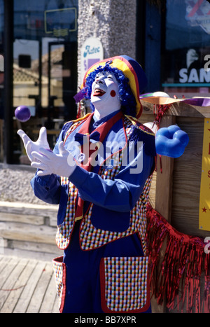 Clown jonglage Banque D'Images