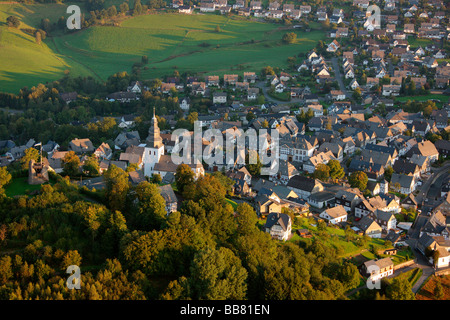 Photo aérienne, Meschede Eversberg, Coesfeld, Sauerland, Nordrhein-Westfalen, Germany, Europe Banque D'Images
