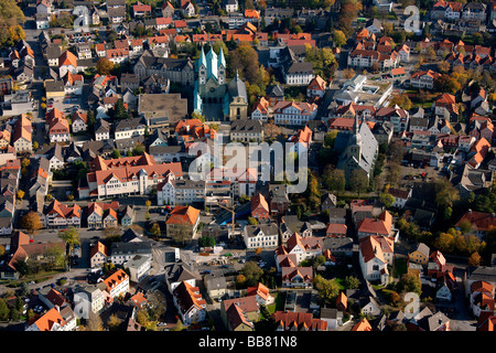 Photo aérienne, Werl, Kreis Soest, Soester Boerde, au sud de la Westphalie, Rhénanie-Palatinat, Allemagne, Europe Banque D'Images