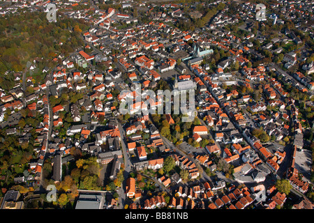 Photo aérienne, Werl, Kreis Soest, Soester Boerde, au sud de la Westphalie, Rhénanie-Palatinat, Allemagne, Europe Banque D'Images