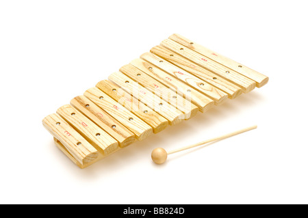 Instrument en bois, xylophone Banque D'Images