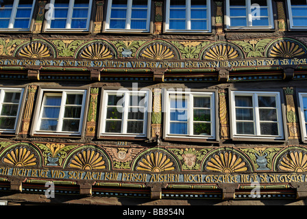 Maison Litto, Hoexter, Nordrhein-Westfalen, Germany, Europe Banque D'Images