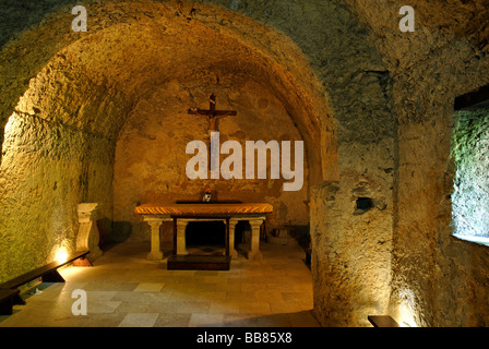 Grotte de Francis de Paolo, San Francesco di Paola, Calabre, Italie, Europe Banque D'Images