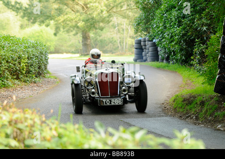 Brough Superior 1936 GS Alpine 3455cc supercharged Wiscombe Hill Climb 10 Mai 2009 Banque D'Images