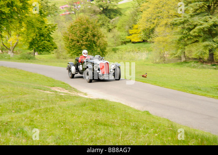 Brough Superior 1936 GS Alpine 3455cc supercharged Wiscombe Hill Climb 10 Mai 2009 Banque D'Images