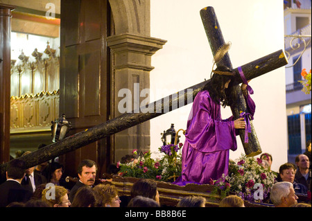 Procession du Vendredi Saint, Camara de Lobos, Madère, Portugal Banque D'Images