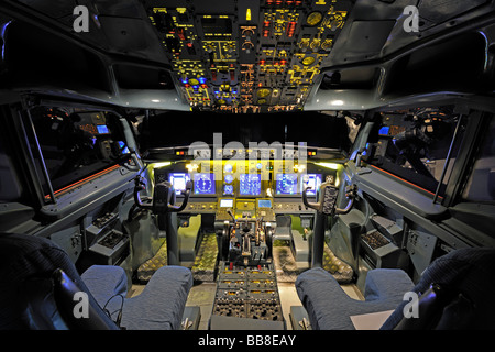 Vol Par Cockpit S'affiche dans le cockpit, cockpit, bord, Commutateur, porte de ...