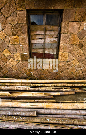 Chine, Zhejiang, Îles Shengsi, Île Sijiao, Maison de Village Banque D'Images