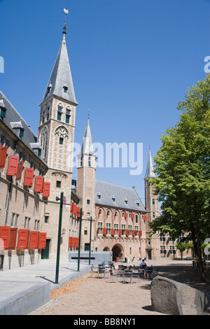 Onze Lieve Vrouwe Abdij, l'abbaye Notre Dame, Middelburg, Zélande, Pays-Bas Banque D'Images