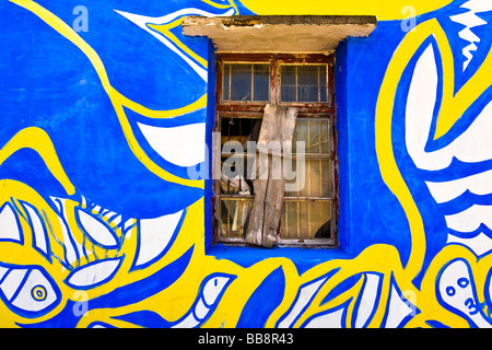 Chine - Shanghai Préfecture, Îles Shengsi. L'Île Sijiao, village de l'artiste. Banque D'Images