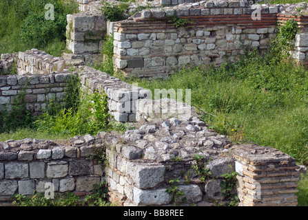 Ruines de thermes romains, Varna, Bulgarie Banque D'Images