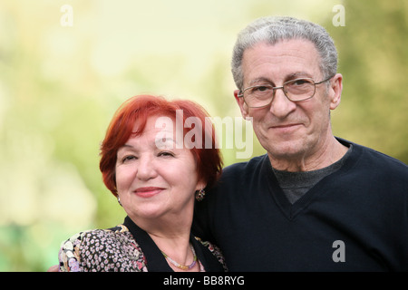 Un portrait d'un couple Banque D'Images