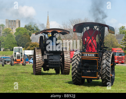 Tracteur Vintage frontières Show 2009 Union européenne Showground Kelso Ecosse la puissance de la vapeur du moteur de traction Banque D'Images