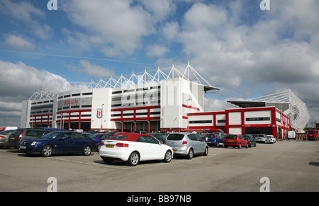 L'ancien stade Britannia, terrain du Stoke City Football Club Banque D'Images