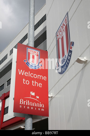 L'ancien stade Britannia, terrain du Stoke City Football Club Banque D'Images