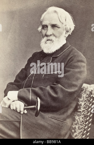 Ivan Sergeyevitch Turgenev, 1818 - 1883. Romancier et dramaturge russe. Banque D'Images