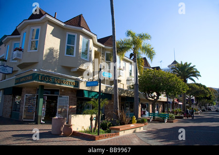 La ville d'Avalon sur l'île de Catalina, California USA Banque D'Images