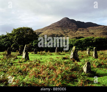 Loch Buie Lochbuie Stone Circle Isle of Mull Argyll and Bute, Ecosse Banque D'Images