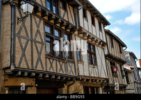 Maison à colombage Rue de la Vau St Jacques, Parthenay, Deux-Sèvres, France Banque D'Images