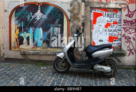 Fresque de la Bande Dessinée à Bruxelles Banque D'Images