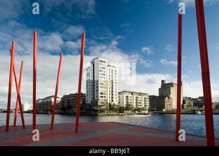 Grand Canal Dock Dublin Ireland Banque D'Images