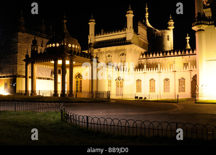 Brighton Pavilion at night, England, UK Banque D'Images