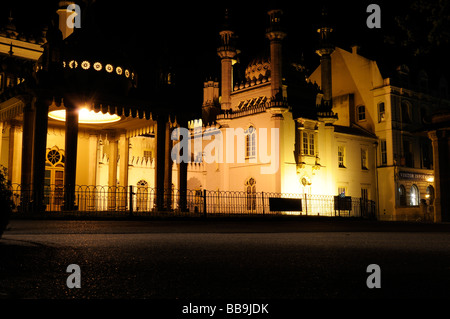 Brighton Pavilion at night, England, UK Banque D'Images