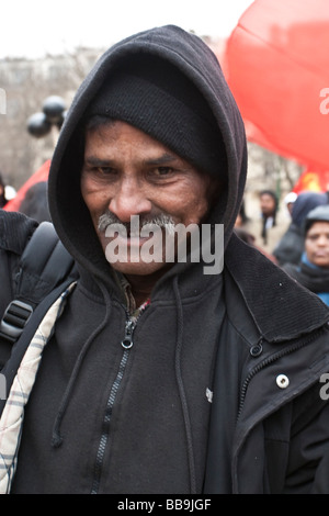 Tigres tamouls manifestent à Paris contre le gouvernement du Sri Lanka dans le cadre de la guerre contre les rebelles des Tigres tamouls. Banque D'Images