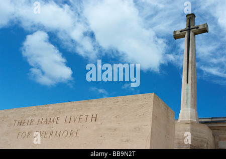 Pozieres WW1 cimetière militaire britannique La Somme France Banque D'Images