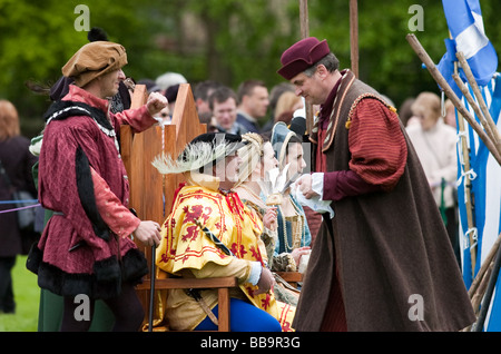 Le Palais de Linlithgow Homecoming Scotland cas Banque D'Images