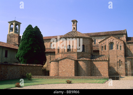 Basilica di Santa Maria Maggiore à Lomello Province de Pavie Italie Banque D'Images