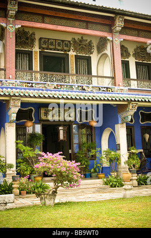 Le Cheong Fatt Tze Mansion, aussi appelé le 'Blue Mansion' est une construction geritage Banque D'Images