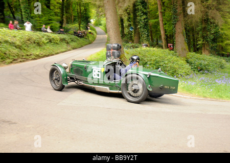 Riley 1930 Spécial 1093cc le haricot Wiscombe Hill Climb 10 Mai 2009 Banque D'Images