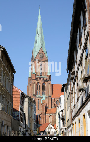 Schweriner Dom Mecklenburg Vorpommern Deutschland Cathédrale de Schwerin Allemagne Mecklembourg-Poméranie-Occidentale Banque D'Images